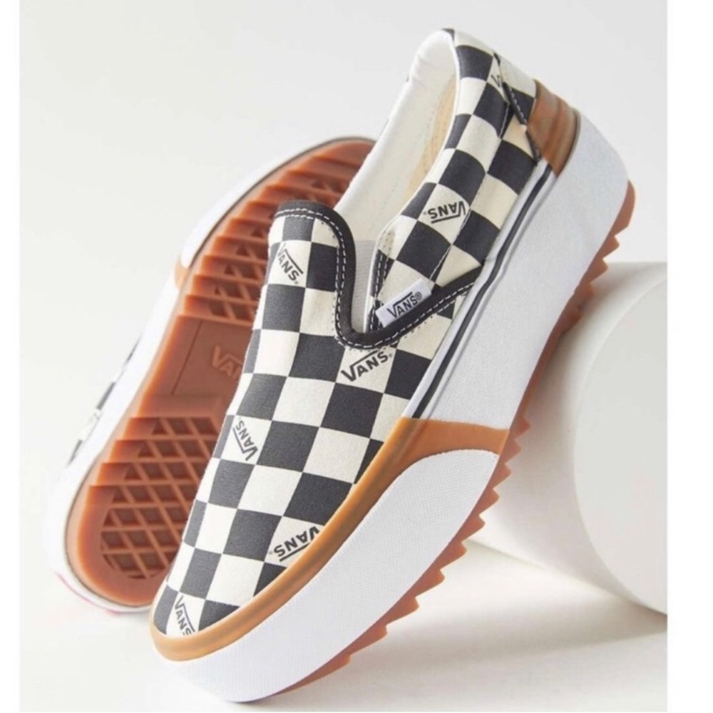 ISO Checkered Stacked Vans